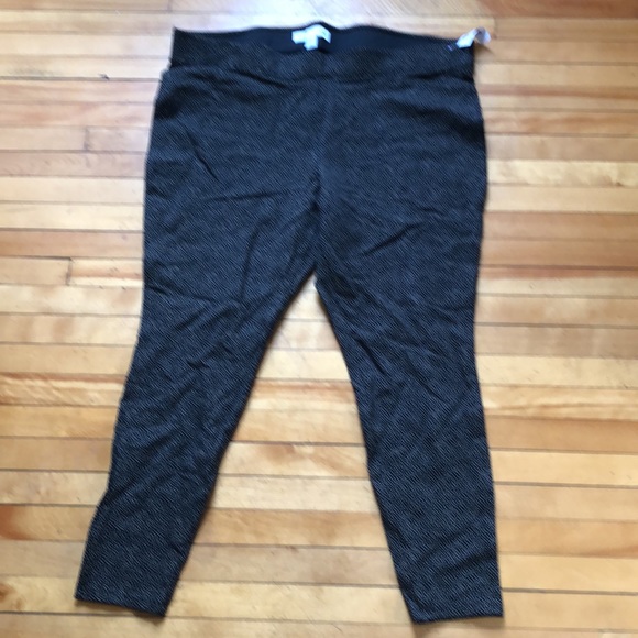 Old Navy legging XXL black with cream dots - Picture 3 of 8